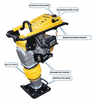 VIBRAČNÍ PĚCH (DUSADLO) TEKPAC SG70CR
